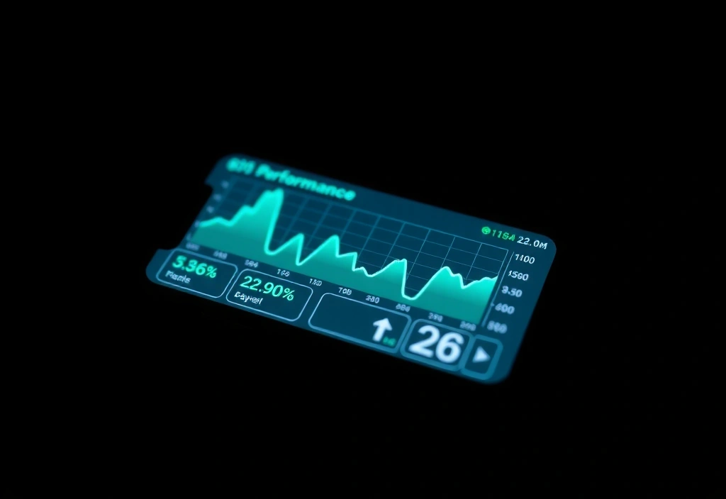 Performance data dashboard visualization